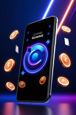 Smartphone met Mad Casino app